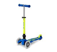 Micro® | Mini Deluxe LED | Plegable | Patinete Luces LED | Niños 2-5 años | Patinete infantil premium, Scooter de 3 Ruedas con luces LED, Giro por inclinación, Altura regulable, Diseñado en Suiza