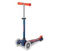 Micro | Mini Micro Deluxe LED | Patinete niños 3 Ruedas | 2-5 años | Giro por Inclinación, Manillar Regulable en Altura Ruedas PU con luces LED activadas por movimiento, Ligero, Ingeniería Suiza