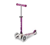 Micro | Mini Micro Deluxe LED | Patinete niños 3 Ruedas | 2-5 años | Giro por Inclinación, Manillar Regulable en Altura Ruedas PU con luces LED activadas por movimiento, Ligero, Ingeniería Suiza