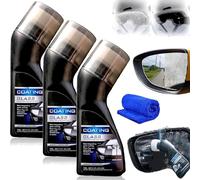 Micro-Molecular Anti-Fog Coating Agent Wiper - Auto Glass Defogging Agent, 2025 New Anti Fog Spray Car Windscreen with Towel,Car Defogging for Cars Windows, Glass, Mirrors, Eyeglass Lenses - 70ml (3)