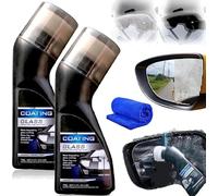 Micro-Molecular Anti-Fog Coating Agent Wiper - Auto Glass Defogging Agent, 2025 New Anti Fog Spray Car Windscreen with Towel,Car Defogging for Cars Windows, Glass, Mirrors, Eyeglass Lenses - 70ml (2)
