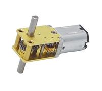 Micro motor, reducción giratoria 12 V N20 doble eje de salida Motor de engranaje helicoidal 12 V CC de alta velocidad DIY Motor de engranaje miniatura pequeño mini modelo eléctrico Hobby Geared (tamañ