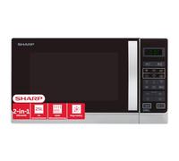 Sharp Home Appliances R-742WW microondas Negro, Blanco Microondas con grill Encimera 25 L 900 W
