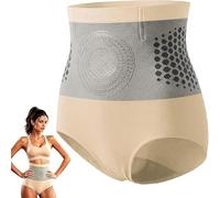 Micro-Particle Sculpting & Fat-Burn Shorts,Pantalones Cortos moldeadores de Cuerpo con Control de Barriga de Cintura Alta for Mujeres, Yoga (FR/ES, Letras, Talla única, Regular, Regular, 3XL, skin)