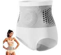 Micro-Particle Sculpting & Fat-Burn Shorts,Pantalones Cortos moldeadores de Cuerpo con Control de Barriga de Cintura Alta for Mujeres, Yoga (FR/ES, Letras, Talla única, Regular, Regular, 4XL, white)