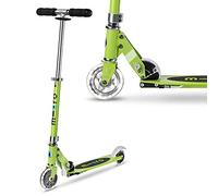 micro Patinete Infantil Sprite LED con Ruedas LED, Plegable y Regulable en Altura, a Partir de 5 años, Color Chartreuse
