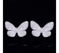 Micro pavimento de pendientes de Zirconia Cúbica Joya de damas