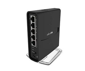 Micro RBD52G-5HACD2HND-TC Puntos de acceso inalámbrico para HAP AC2 (100, -96, -94, -80, -78, -75-73, -70, USB Tipo A, 2.5 dBI, 12-30V, 15 W, tabla ), negro
