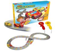 Micro Scalextric G1150 My First Scalextric | My First Scalextric - Juego de pista de carreras para niños a partir de 3 años, juego de microcarreras alimentado por red