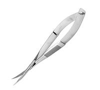 Micro Scissors Stainless Steel Face Hair Eyelash Scissors Grafting Tool Curved Mirror