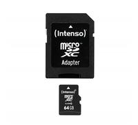 Micro SD 64GB Clase 10 con Adaptador - Almacenamiento rápido para cámaras, Smartphones y Dispositivos electrónicos.