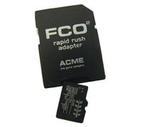 Micro SD Card 2 GB para FC02 / FC2002 Rapid Rush 8.0 - Tarjeta de memoria con adaptador SD incluido