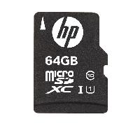 Tarjeta de memoria 64GB microSDHC Clase 10 + Adaptador - HP