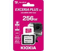 Micro SD KIOXIA 256GB EXCERIA Plus G2 UHS-I C10 con Adaptador