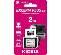 Kioxia Exceria Plus G2 2TB - Tarjeta Micro SD + Adaptador