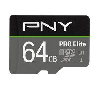 MICRO SD PNY 64GB ELITE UHS-I C10 MICROSDXC P-SDU64GV31100PRO-GE