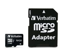 VERBATIM 44082 - Tarjeta de memoria microSDHC de 16 GB, VERBATIM, clase 10