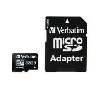 Verbatim Premium Micro Sd Class 10 32gb+sd Adapter One Size Black