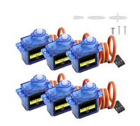 Micro Servomotor Kit Binghe 6 Piezas 9G Micro Servomotor Micro servo Motor Mini servo para RC Robot/Helicóptero/Automóviles 9G Servo Compatible con Arduino