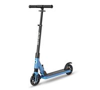 Micro® Sprite Suspension Patinete 2 Ruedas Niños y Adultos | Suspensión Delantera | Plegado rápido Desde el pie | Puños Plegables | Altura Regulable | +8 Años (Light Blue)