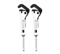 Micro Stubby Pipe Vise Wrench Portable Multifuncional Llave Universal Autoajustable 2 en 1 Llave Llave Herramienta para espacios reducidos