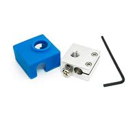 Micro Swiss - Bloque calefactor mejorado con funda de silicona para impresoras CR10, Ender 2, Ender 3, ANET A8 MK7, MK8, MK9 Hotends