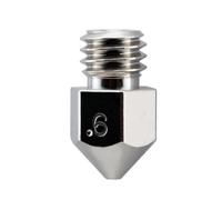 Micro Swiss Plated Wear Resistant Nozzle MK8 MakerBot, CraftBot, BQ Witbox, BQ Prusa I3 Hephestos 0,6 mm