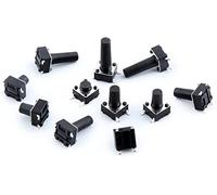 Micro Switches 10 0pcs SMD Interruptor 6 * 4.3 mm 5 6/7/8/9/10/11/12/13/14/17 6x6 4pin táctil botón de interruptores auto-reseta(Smd 6x6x5)