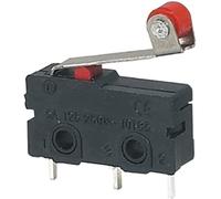 Micro Switches 5pcs Mini Limit Switch No NC 3 Patas tarjeta de circuito impreso Terminales SPDT 5A 125V 250V 2 Microscos empuje la palanca arco 9 mm(Pcb Pin Roller Lever)
