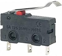 Micro Switches 5pcs Mini Limit Switch No NC 3 Patas tarjeta de circuito impreso Terminales SPDT 5A 125V 250V 2 Microscos empuje la palanca arco 9 mm(Arc Lever)