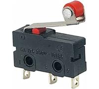 Micro Switches 5pcs Mini Limit Switch No NC 3 Patas tarjeta de circuito impreso Terminales SPDT 5A 125V 250V 2 Microscos empuje la palanca arco 9 mm(Roller Lever)