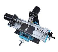 Micro torno metálico de 400 W, fresadora de alta precisión, mini velocidad variable 7000 RPM, regulación de 7 velocidades, motor silencioso de alta velocidad para procesamiento de piezas pequeñas