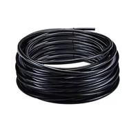 Micro tubo de riego, línea de riego por goteo, manguera de riego de 30 metros, diámetro interior de 4 mm/diámetro exterior de 6 mm, tubo de suministro negro para sistema de riego de jardín (10 m)