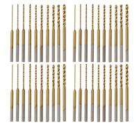 Micro-Twist Drill Bit Set - 40Pcs 0.6mm-2.2mm Tiny 2.35 Shank HSS Mini