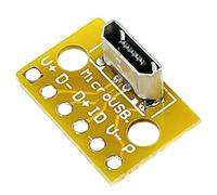 Micro USB hembra vertical de 180 grados para la cabeza un conector puerto zócalo PCB convertidor accesorios soldadura y soldadura equipo de soldadura