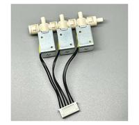 Micro válvula solenoide de 3 vías, normalmente cerrada, de 12 V CC, triple, paralela, 3/5/10 unidades Reemplazo fácil de bricolaje(5pcs)