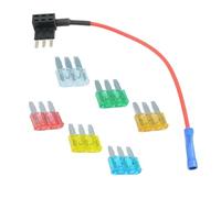 Micro3 Piggyback - Portafusibles para cuchilla de circuito adicional + 6 fusibles