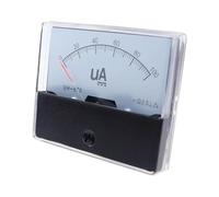 Microamperímetro analógico de panel DH-670 DC UA, amperímetro, comprobador de corriente (50 uA, 100 uA, 200 uA, 300 uA, 500 uA, 1000 uA, 1 unidad)(100UA)
