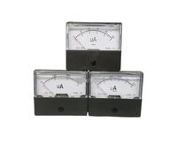 Microamperímetro analógico DH-670, amperímetro de panel, medidor de corriente, comprobador de corriente CC 50 µA-1000 µA, 1 unidad(200UA)
