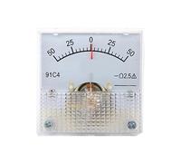 Microamperímetro de CC 91c4 0-100uA, Panel analógico rectangular, amperímetro, amperímetro clase 2,5, 45x45mm(200UA)
