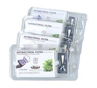 Microban ANT001 - Filtro de aire antibacteriano para frigorífico - Aire sano - Paquete de 4