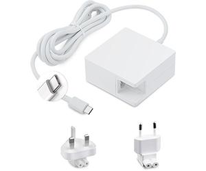 MicroBattery MBXUSBC-AC0001-W adaptador e inversor de corriente Interior 45 W Blanco - Fuente de alimentación (Interior, 45 W, Portátil, Blanco)