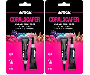 MICROBE-LIFT Coralscaper - 2x3g - Pegamento profesional para corales en forma de gel para acuarios marinos, fijación segura, fácil de usar. (Paquete de 2)