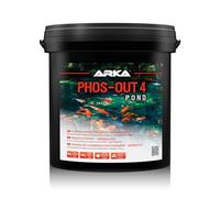 MICROBE-LIFT Pond Phos-Out 4 Filtermedium - Phosphat-Entferner für jeden Teich, entfernt Phosphat, Silikat, Sulfid & Gelbstoffe, auf Eisenhydroxid-Basis, 10,5 kg