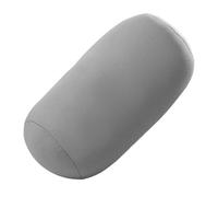 Microbead Pillow - Soft Fabric Cylindrical Tube | Round Neck Support Bolster Cushion | Travel, Bed, Yoga, Back, Arm, Leg Relaxation | Nap Rest Home, Office, Car, Plane, Couch, Sofa, Gift For Men Women
