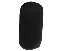 Microbead Pillow - Soft Fabric Cylindrical Tube | Round Neck Support Bolster Cushion | Travel, Bed, Yoga, Back, Arm, Leg Relaxation | Nap Rest Home, Office, Car, Plane, Couch, Sofa, Gift For Men Women