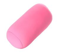 Microbead Pillow - Soft Fabric Cylindrical Tube | Round Neck Support Bolster Cushion | Travel, Bed, Yoga, Back, Arm, Leg Relaxation | Nap Rest Home, Office, Car, Plane, Couch, Sofa, Gift For Men Women