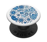Microbiología Virus y Bacterias - Biología y Ciencia PopSockets PopGrip Adhesivo