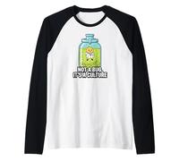 Microbiology Fermentation Not A Bug It's A Culture Camiseta Manga Raglan