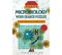 Microbiology Word Search Puzzle Book: Word Searches with Easy to Read Print about Microbiology and Other Related Items | 6x9 inches, 110 pages | 50+ ... Gifts for Vacations, Holidays and Free Times